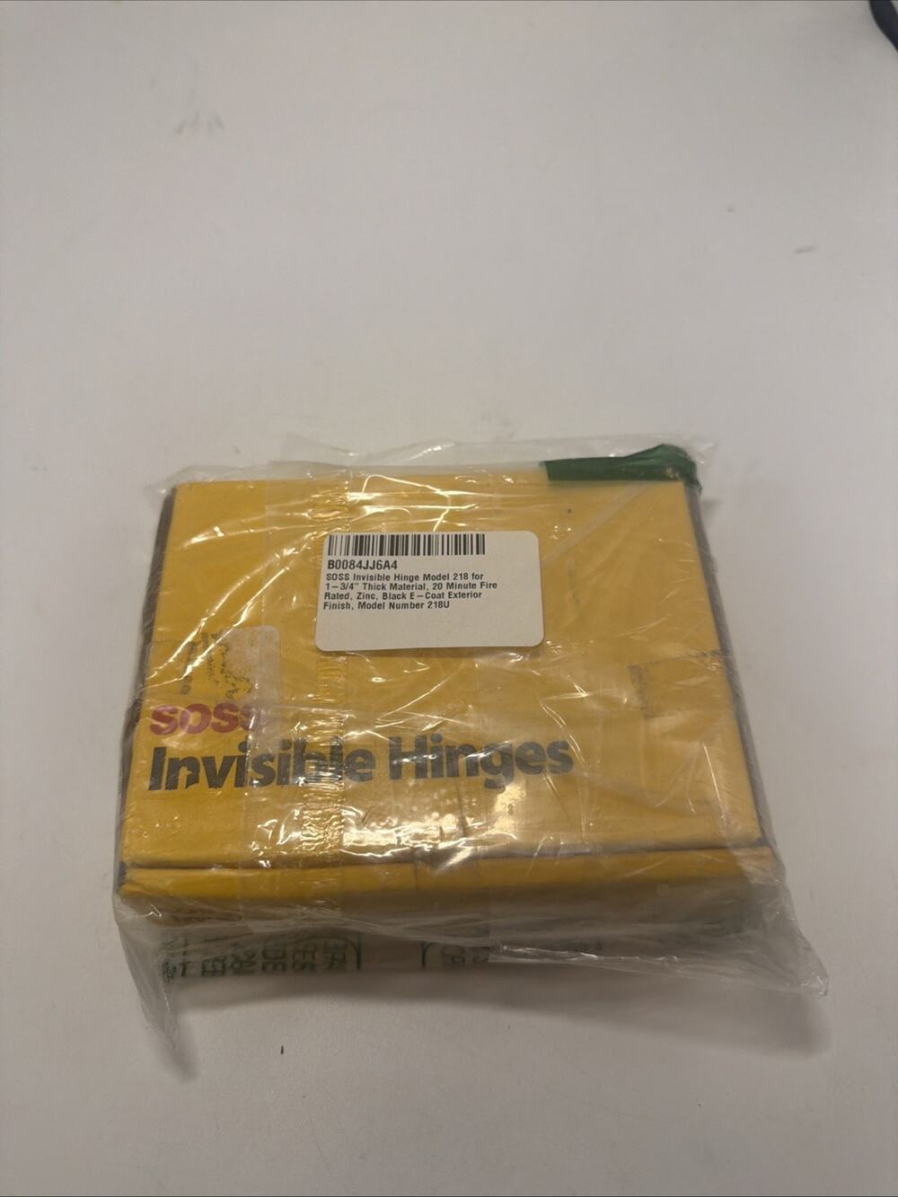 Invisible Hinge Model 218 for 1-3/4" Thick Material, 20 Minute Fire , , Black...